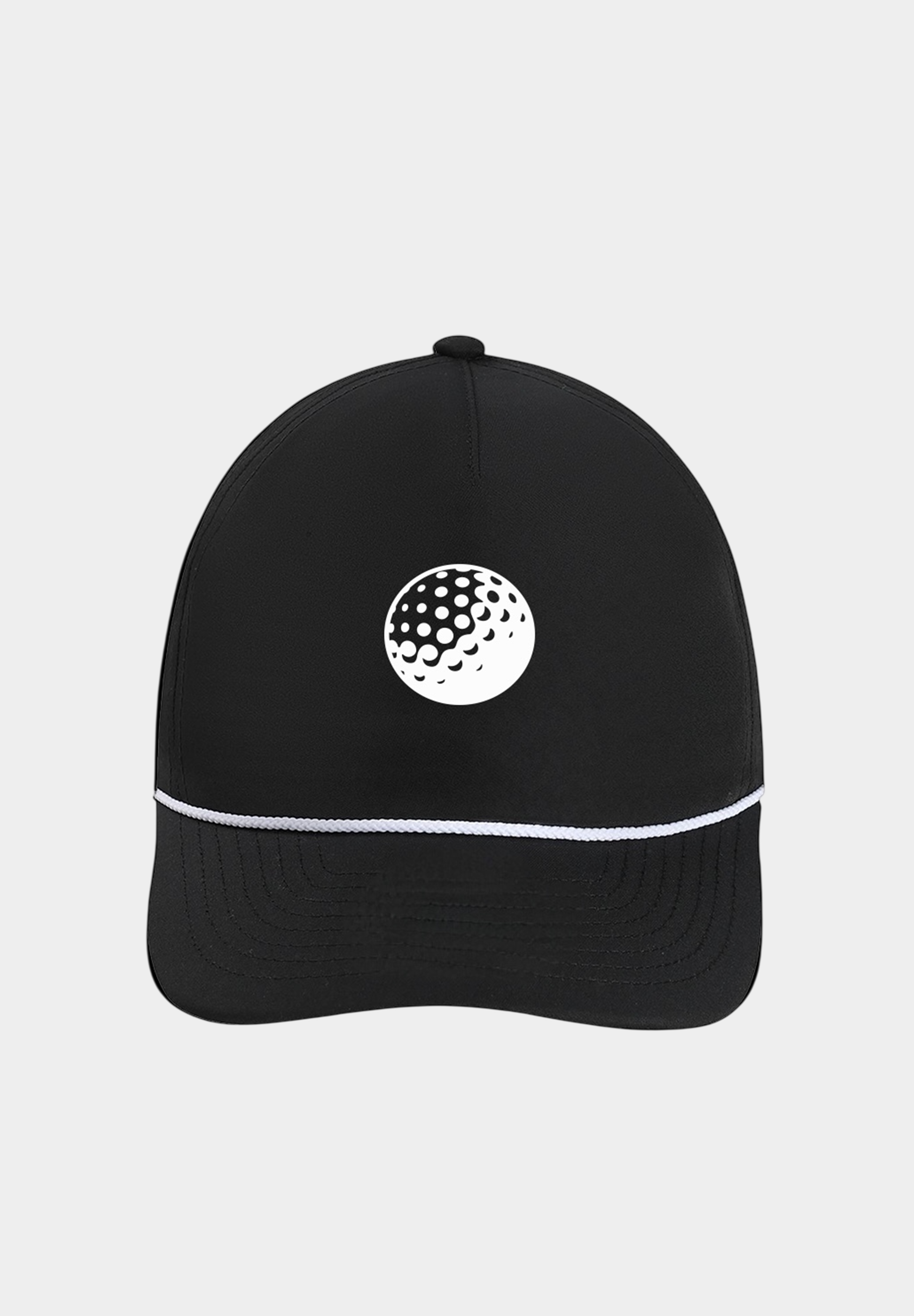 Staple Rope Hat in black