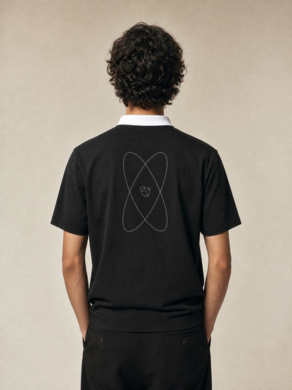 Atomic Spin Contrast Collar Polo