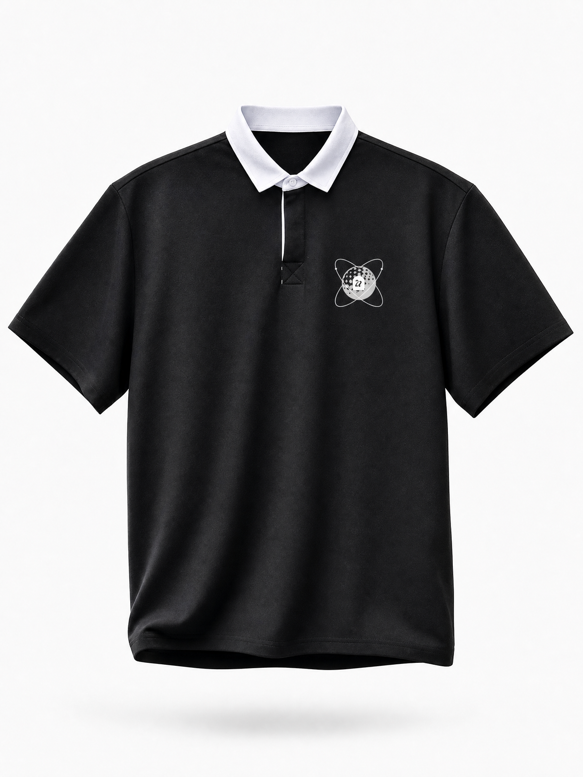 Atomic Spin Contrast Collar Polo