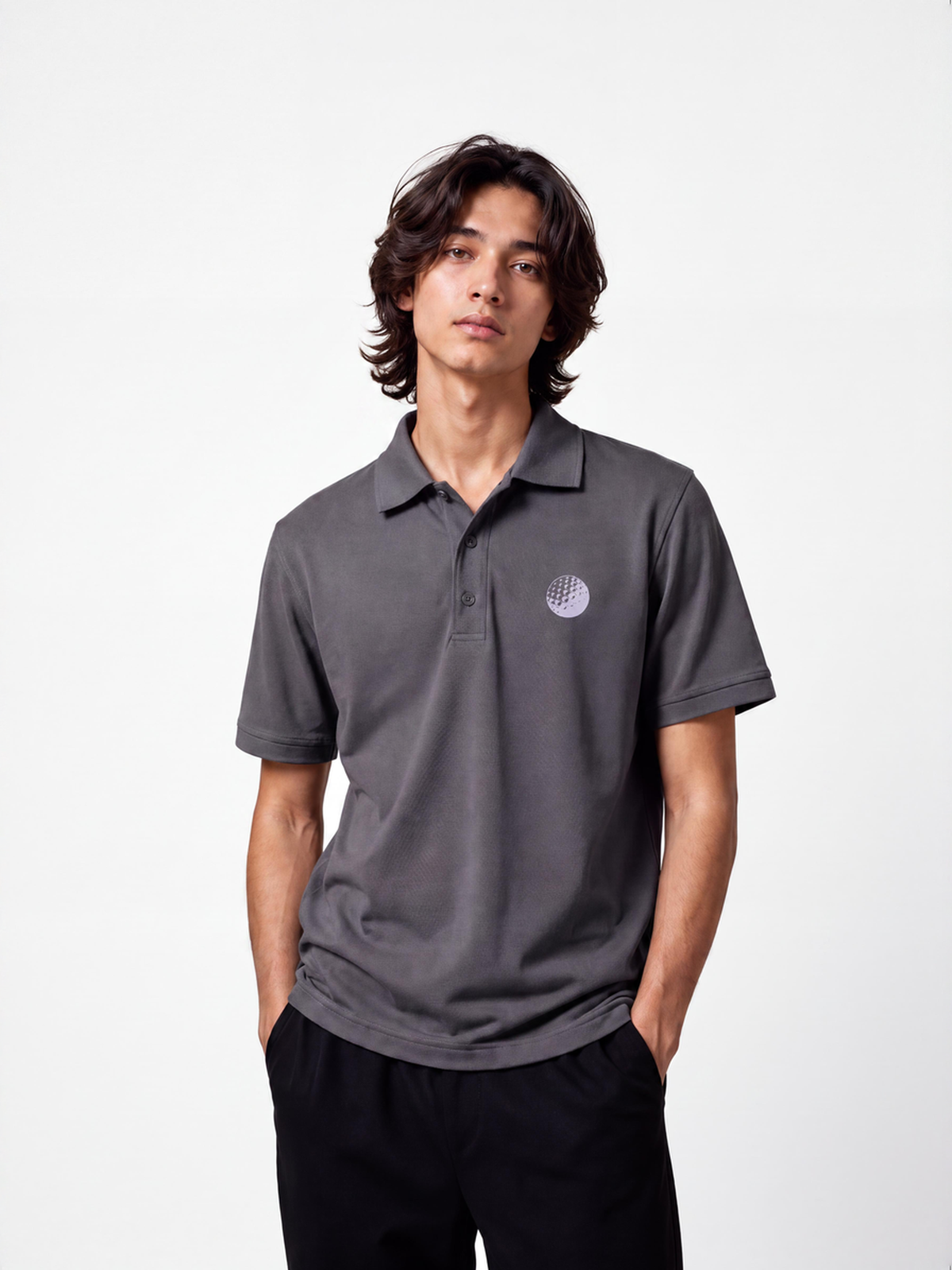 Moon Ball Pique Polo
