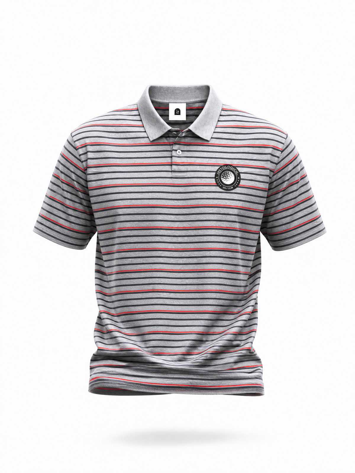 Striped Moon Phase Polo