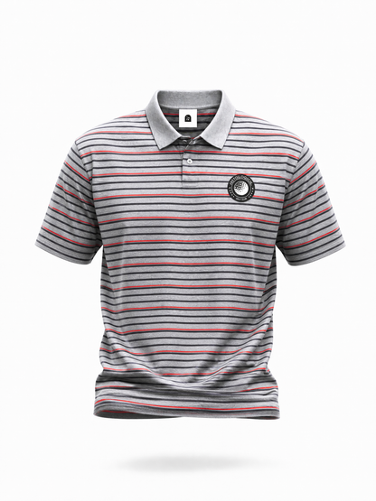 Striped Moon Phase Polo